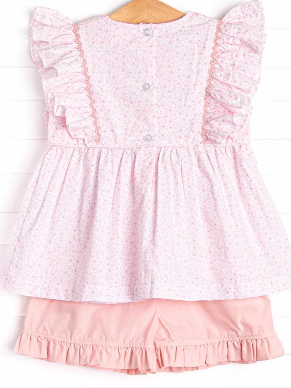 Smocked Ruffle Two-Piece Set - Picture 3 of 4